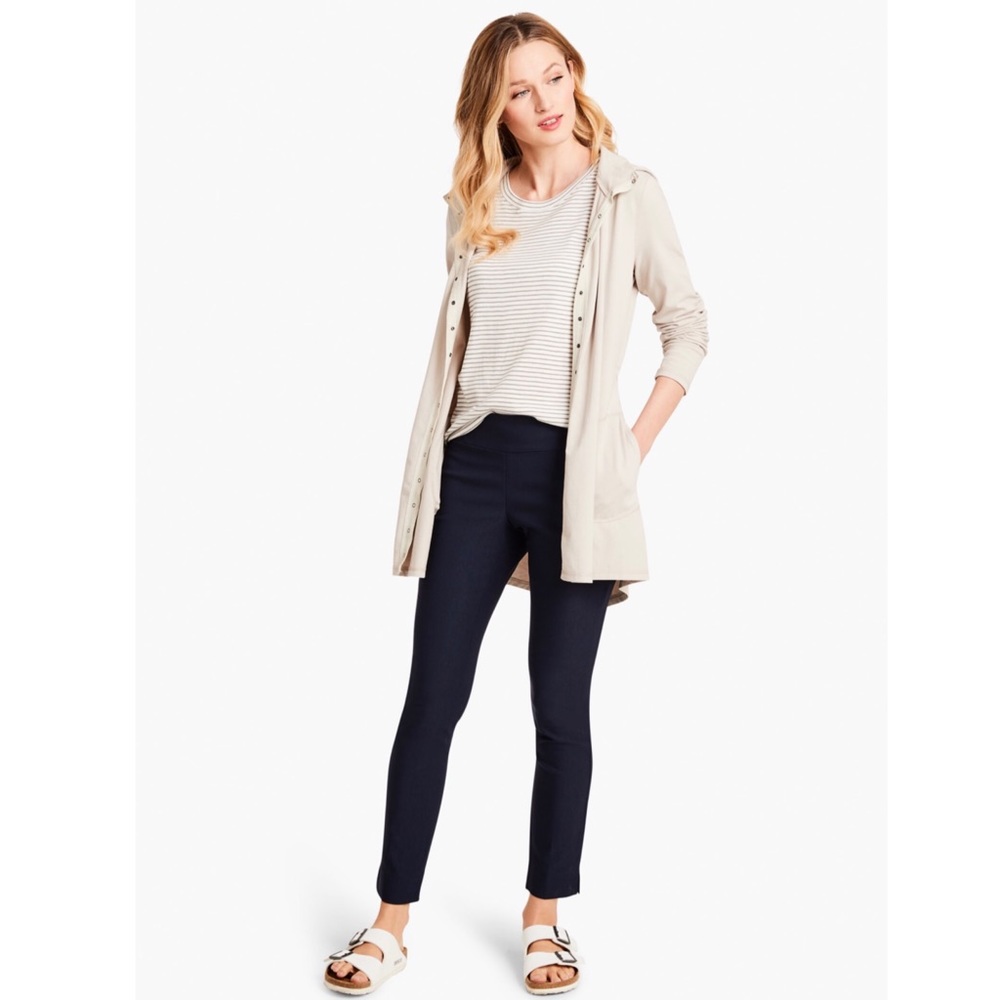 NIC+ZOE Wonderstretch Slim Pant in Dark Indigo